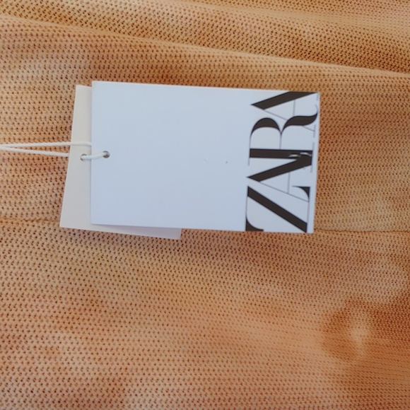 ZARA Maxi Sleveless Dress in Tan and Peach Hues, Size Medium, NWT - Picture 14 of 17